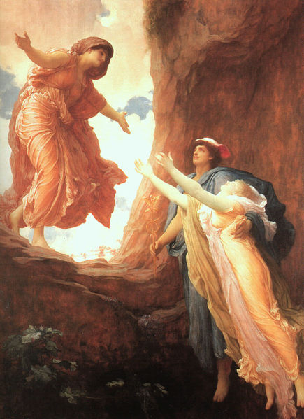 O Retorno de Perséfone, Frederic Leighton, 1891.